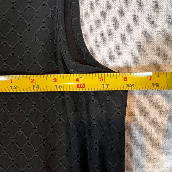 Ronni Nicole Black Eyelet Sleeveless Tank Dress | Women's L - Picture 7 of 9